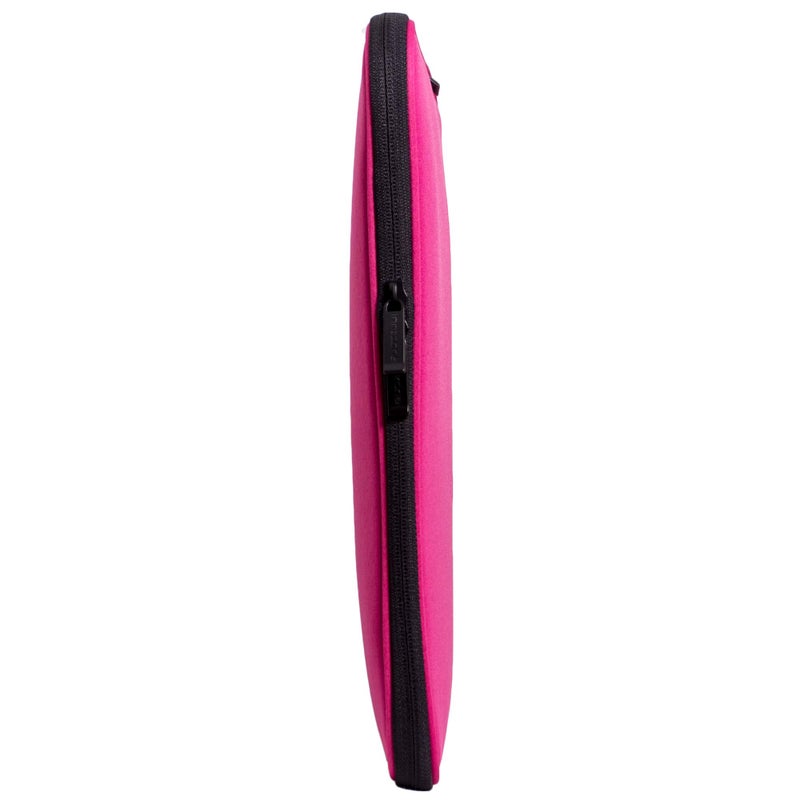 Inntzone Laptop Sleeve 11.6 Inch Foldable Slim Case Lightweight Bag Notebook Computer Carrying Flip Cover (Pink) - Image 3